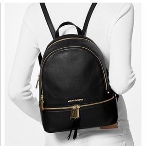 MICHAEL KORS Rhea leather backpack